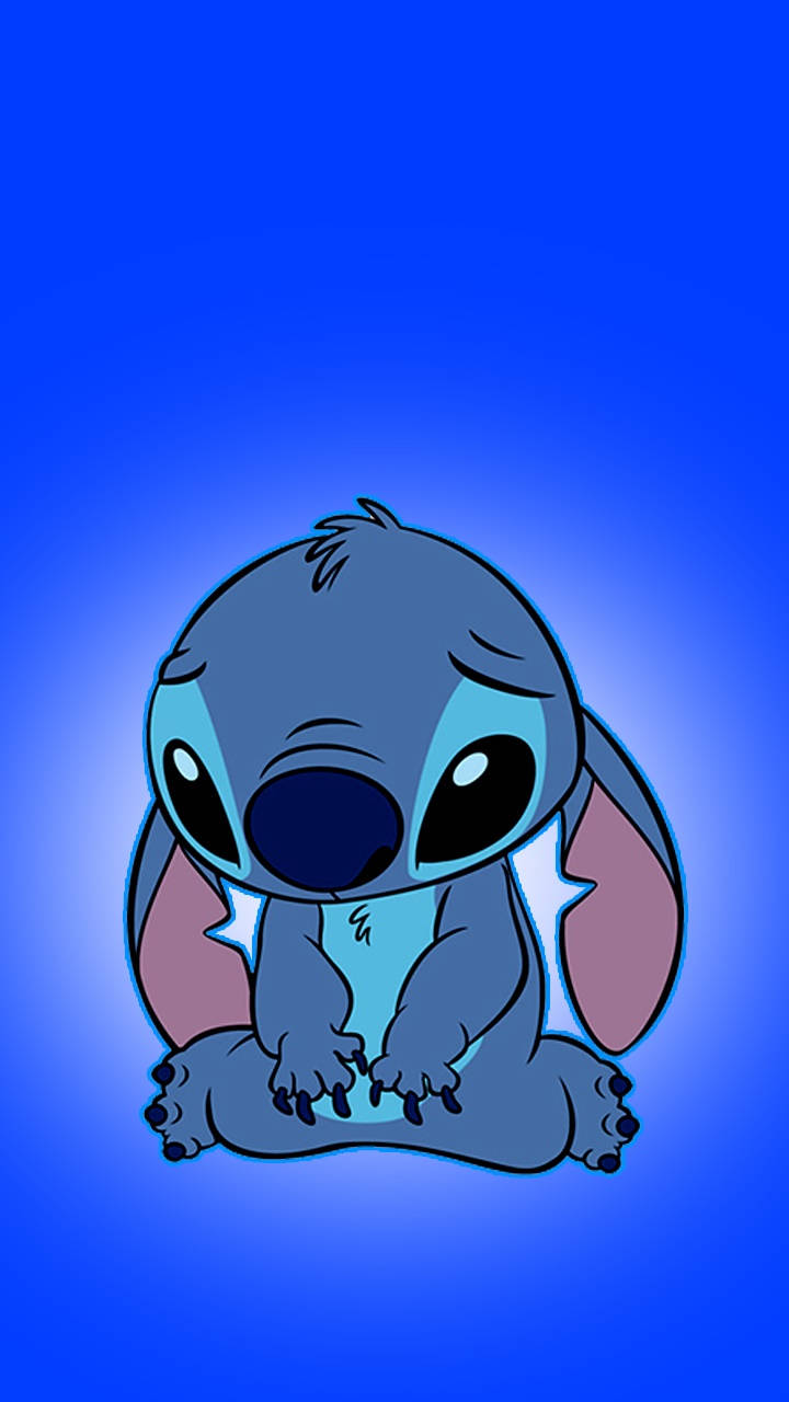 Sad Stitch Galaxy Wallpaper