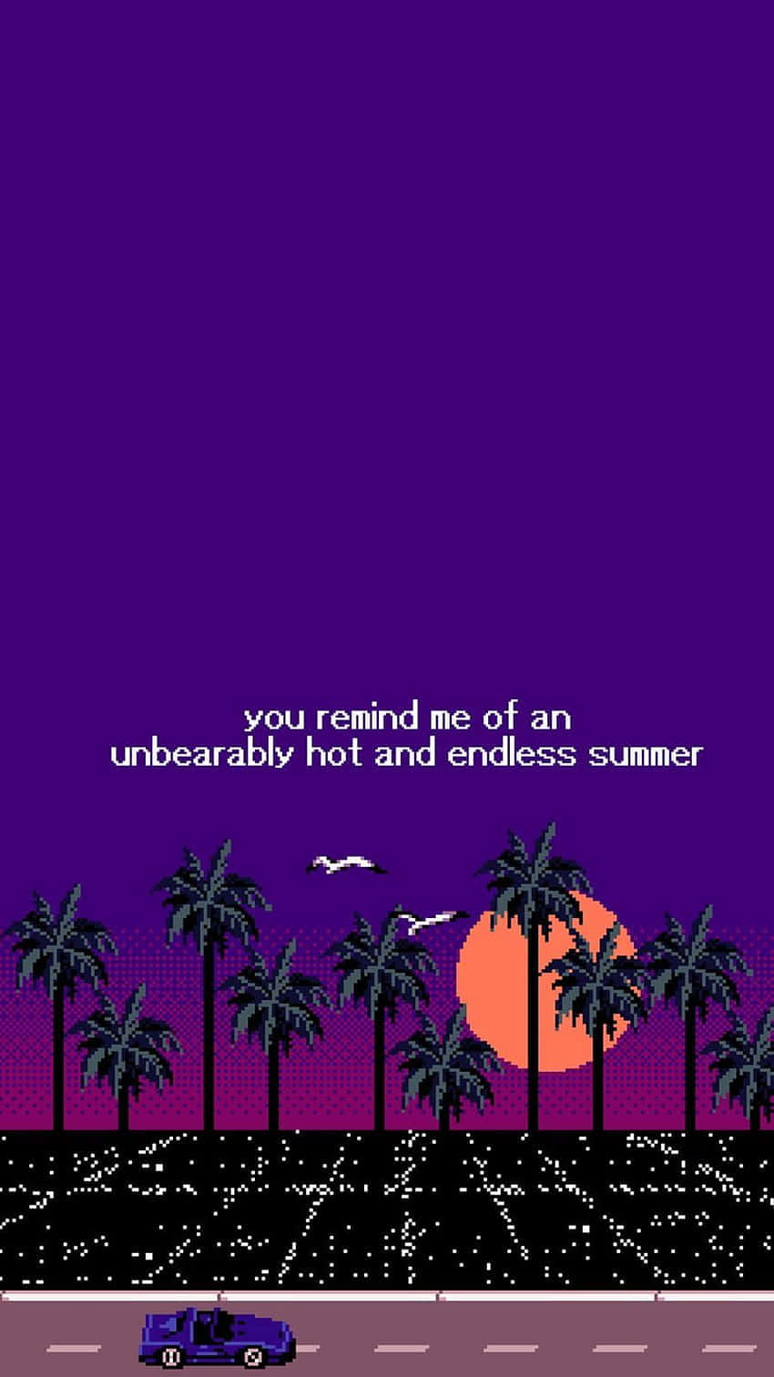 Sad Vibes Miami Beach Wallpaper