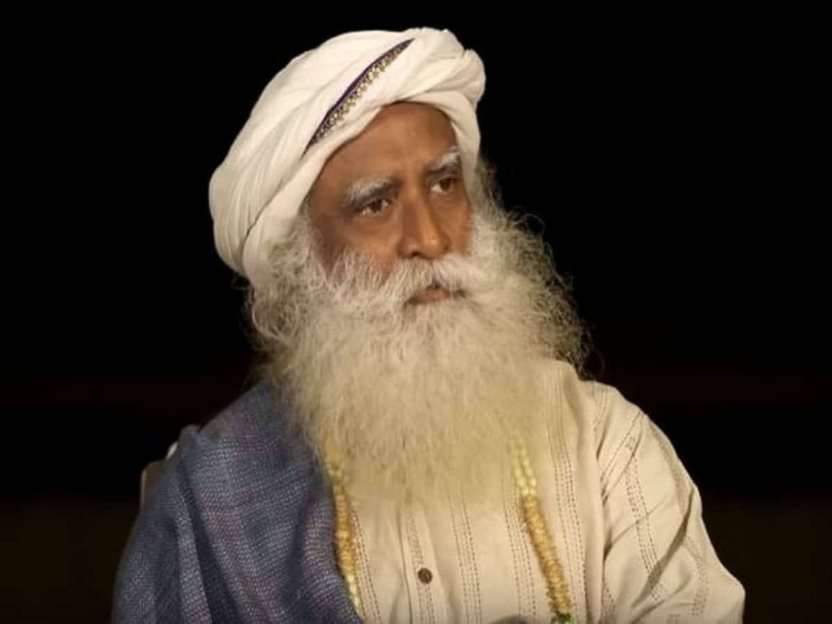 Sadhguru Looking To The Side Wallpaper