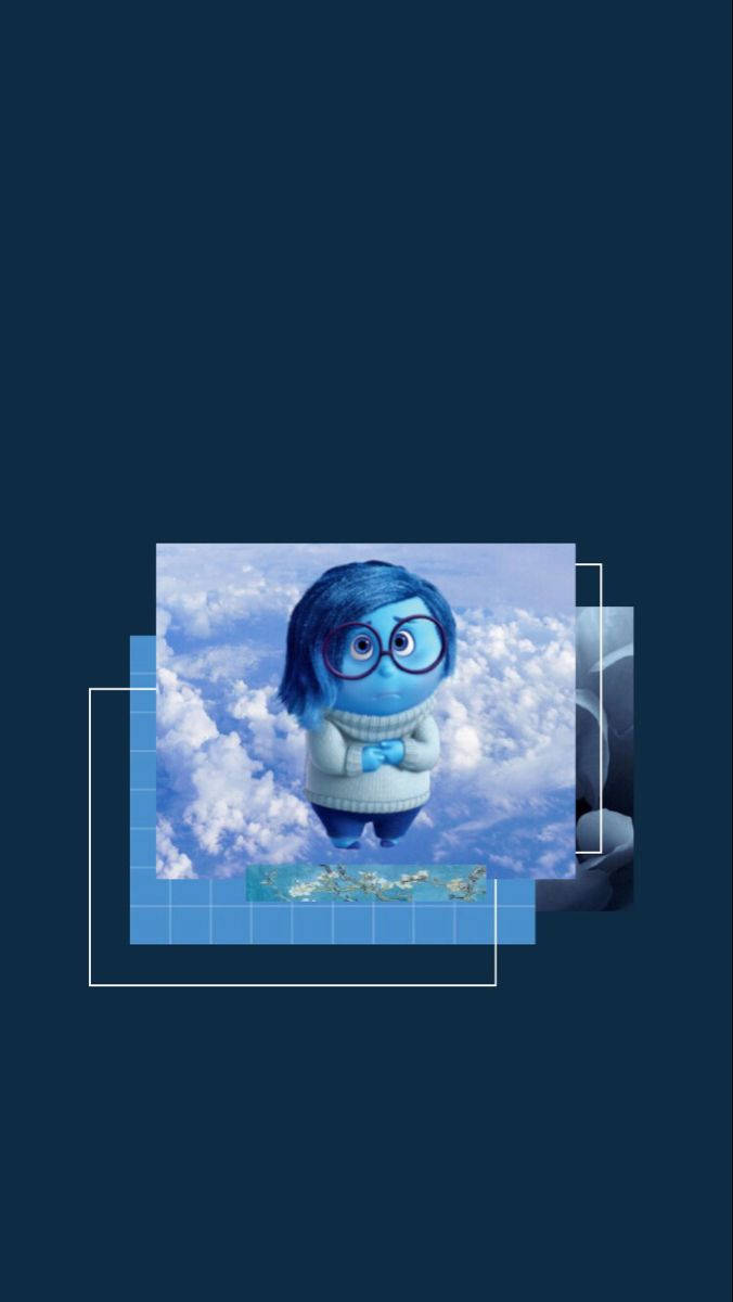 Sadness Inside Out In Clouds Wallpaper