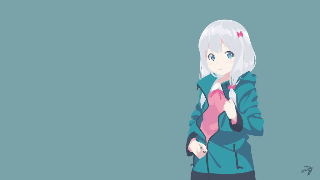 Sagiri Izumi Minimalist Anime Wallpaper