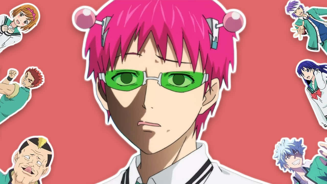 Saiki Kusuo Anime Character Wallpaper