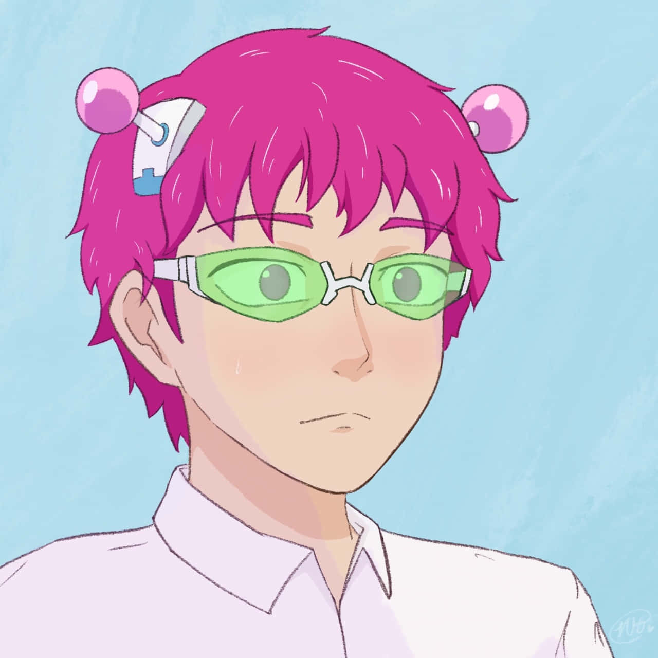 Saiki Kusuo Anime Character Wallpaper