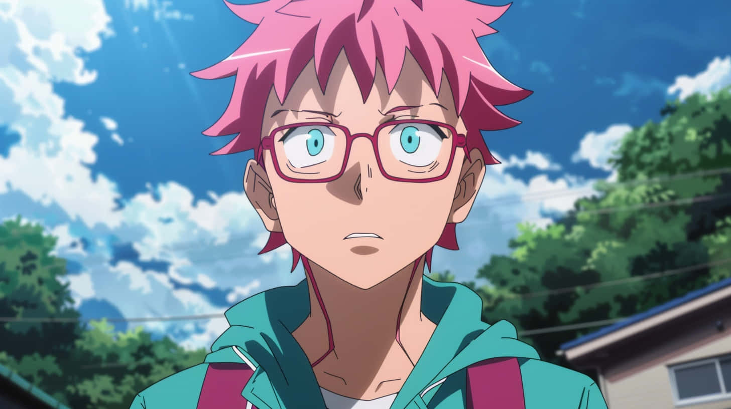 Saiki Kusuo Anime Character Wallpaper