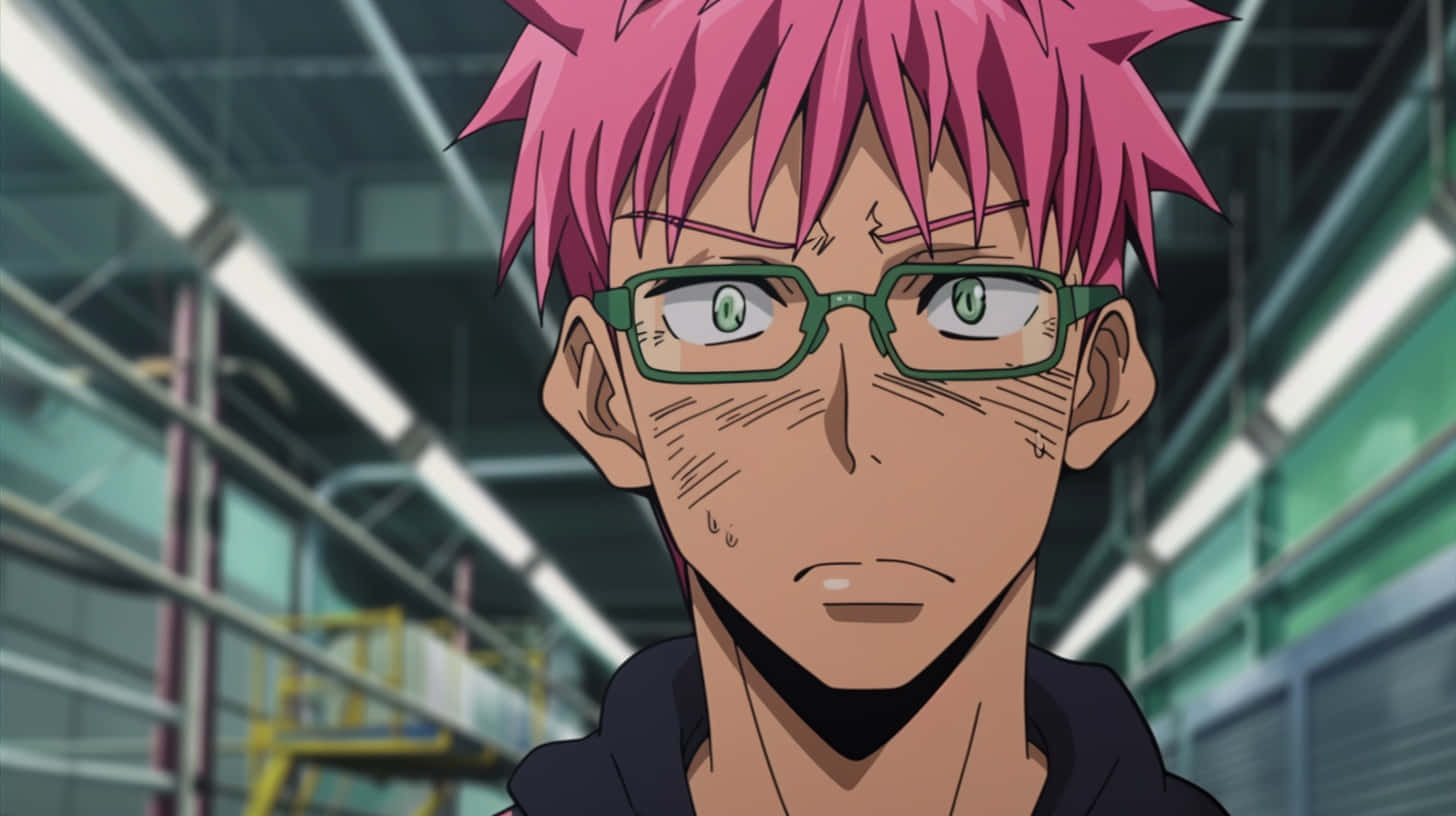 Saiki Kusuo Anime Character Wallpaper