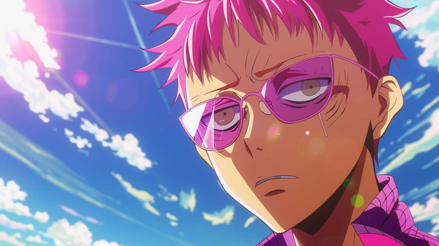 Saiki Kusuo Tearful Expression Wallpaper