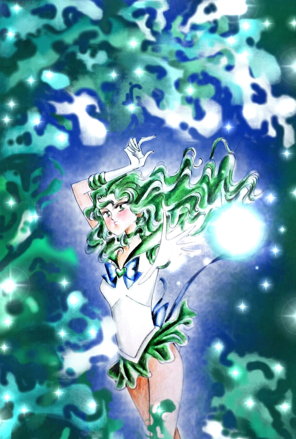 Sailor Neptune, Guardian Of The Deep Sea Wallpaper