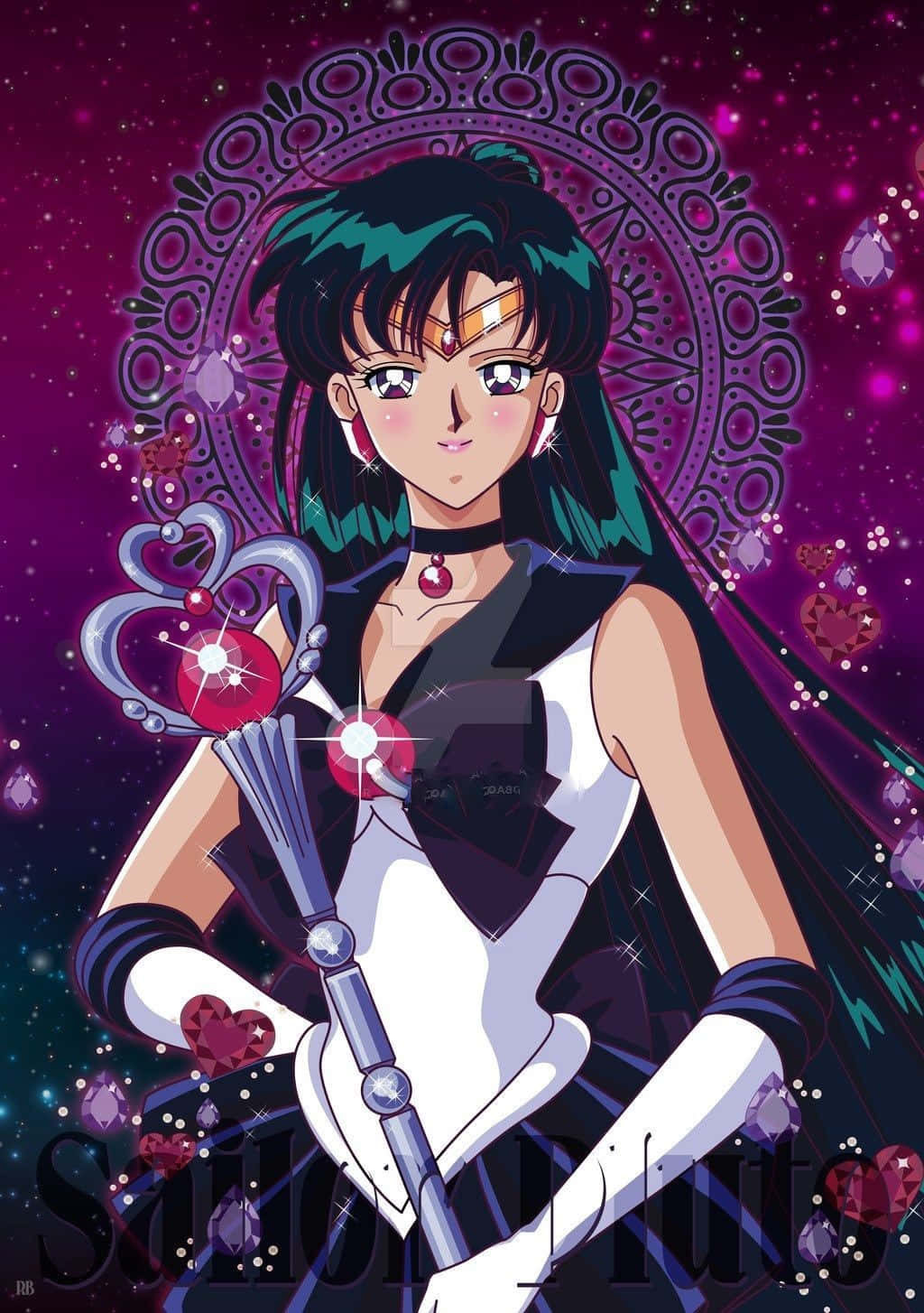 “sailor Pluto, Guardian Of Time” Wallpaper