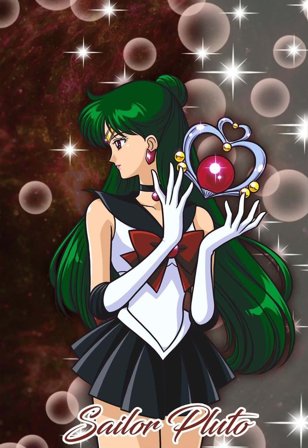 Sailor Pluto Transcending Time And Space Wallpaper