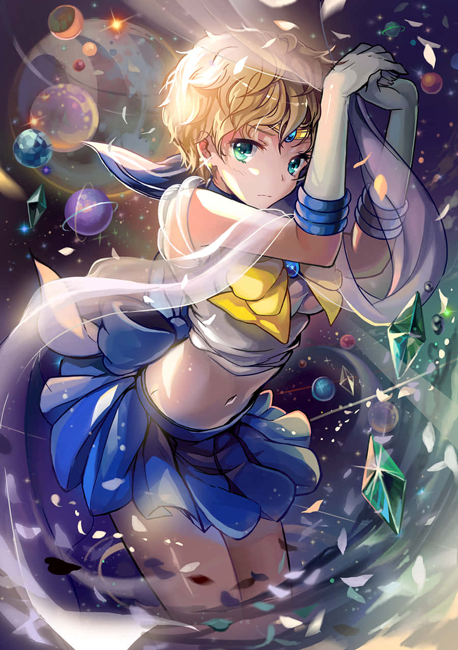 Sailor Uranus Activates Her Colorful Planetary Powers #uranus Wallpaper