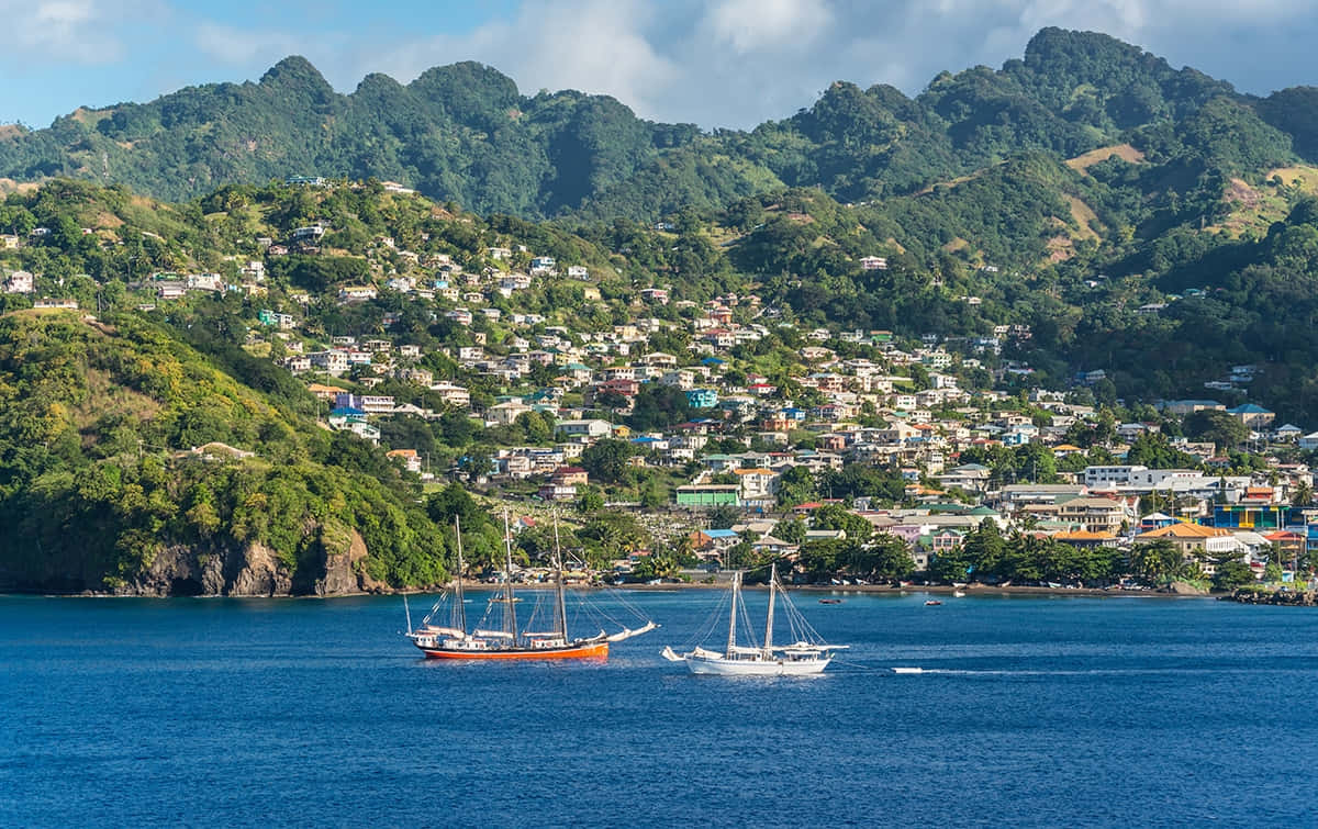 Saint Vincent Grenadines Coastal View Wallpaper