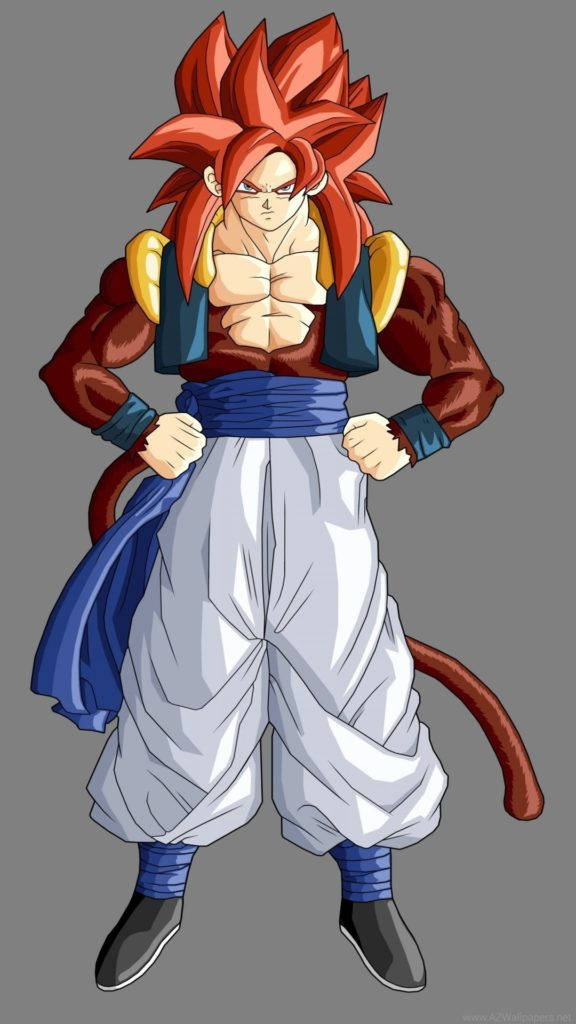 Saiyan 4 Gogeta Dragon Ball Z Iphone Wallpaper