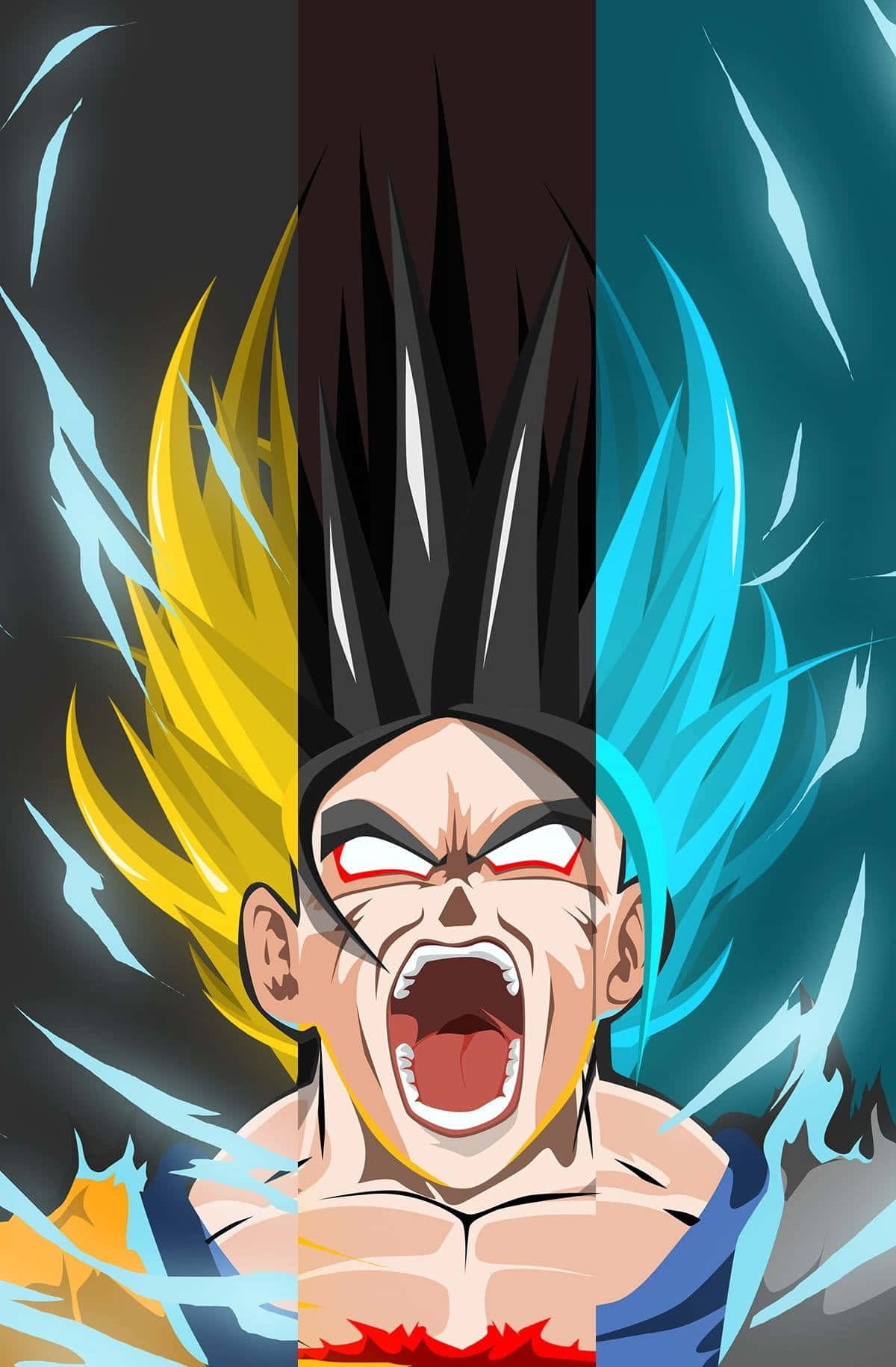 Saiyan Warrior Brings War And Destruction Wallpaper