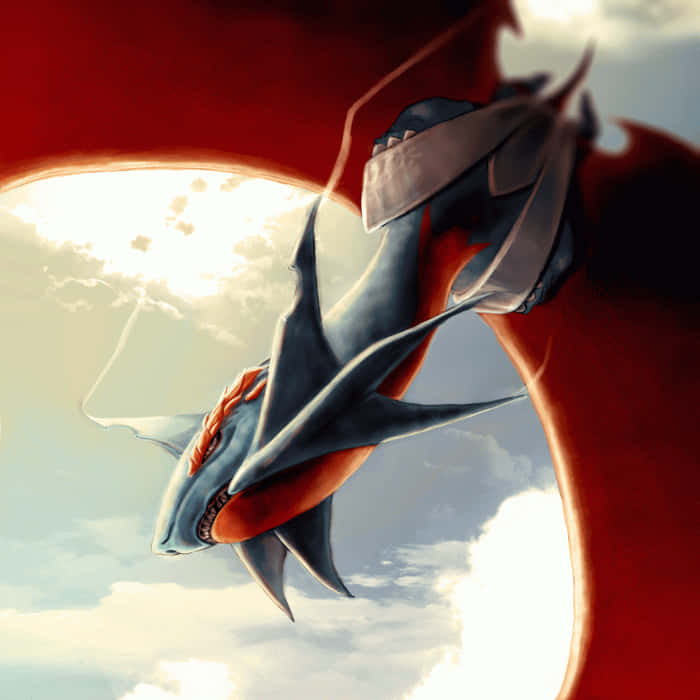 Salamence Big Red Wings Wallpaper