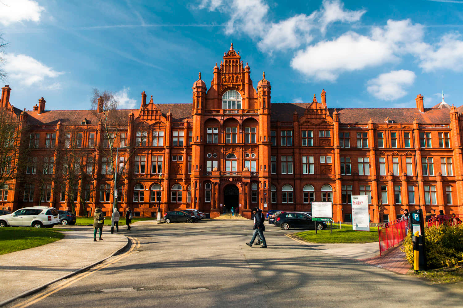 Salford Red Brick University Building Wallpaper