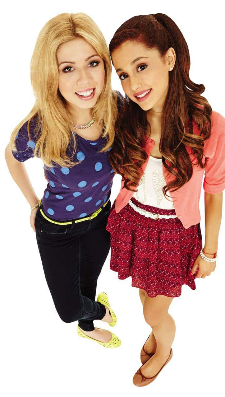 Sam And Cat Minimalist White Wallpaper