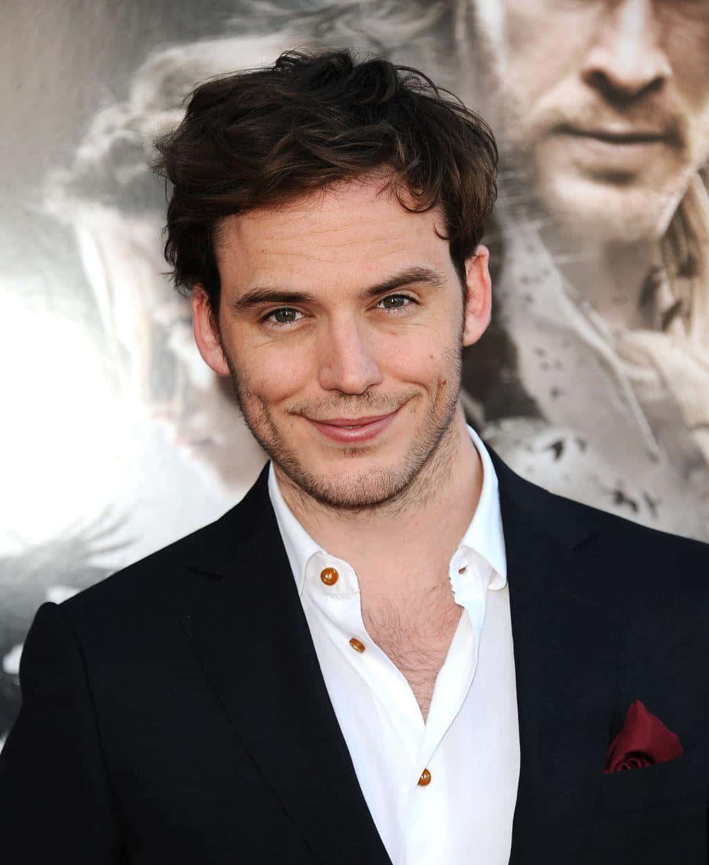 Sam Claflin's Intense Gaze Wallpaper