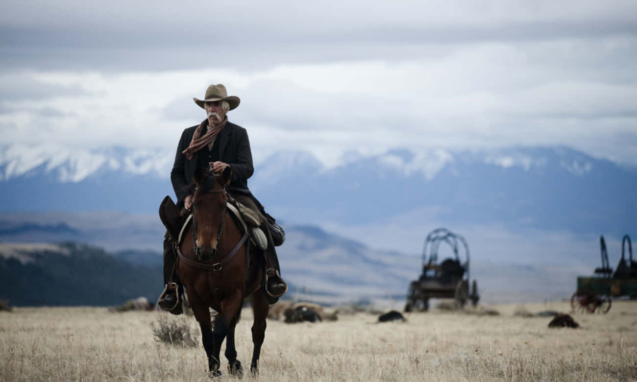 Sam Elliott Cowboy Movie Still Wallpaper