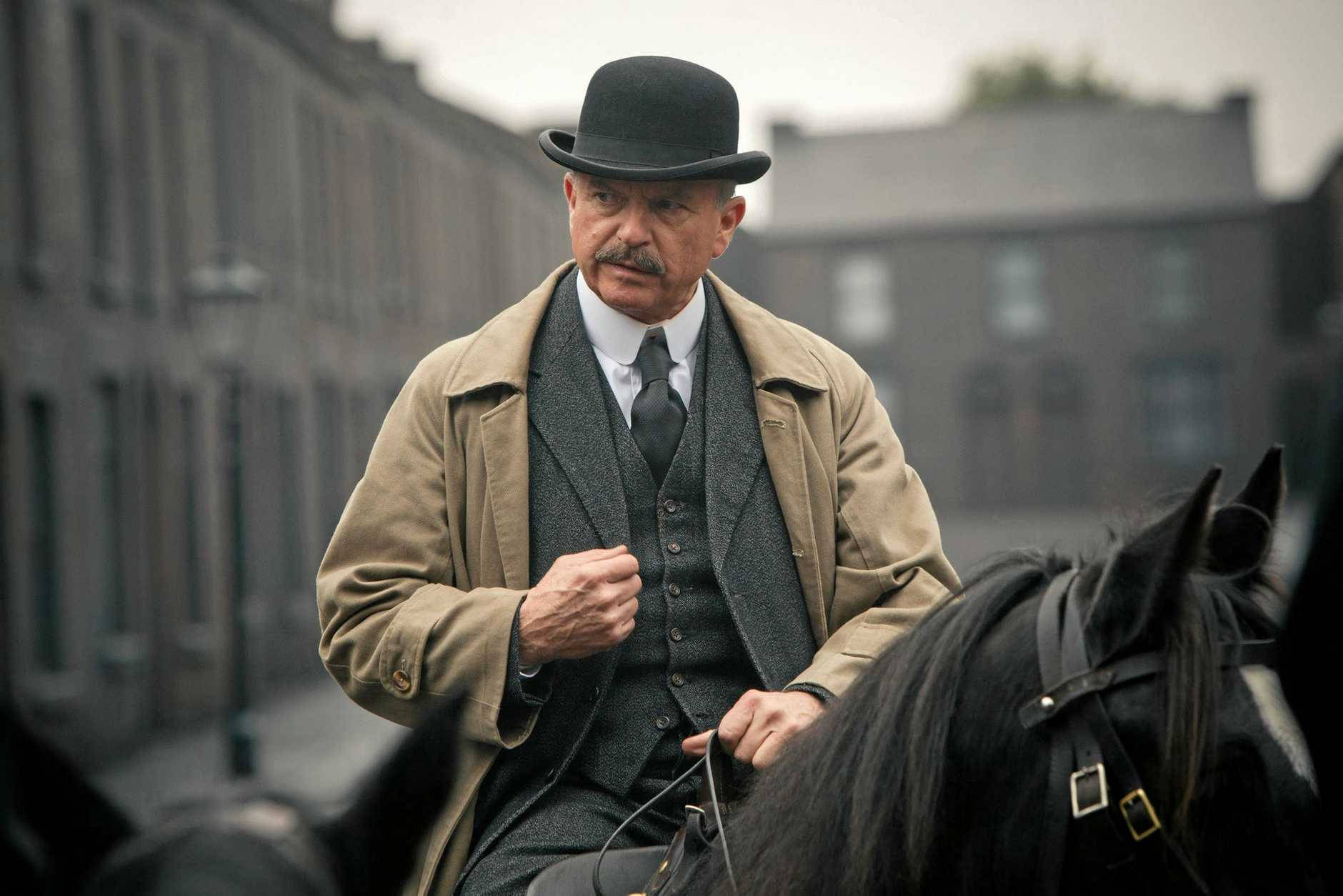 Sam Neill Peaky Blinders Horse Ride Wallpaper