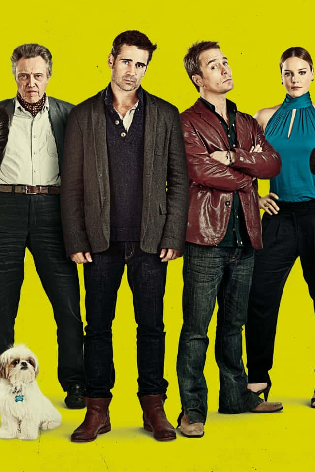 Sam Rockwell Christopher Walken Colin Farrell Seven Psycopaths Wallpaper