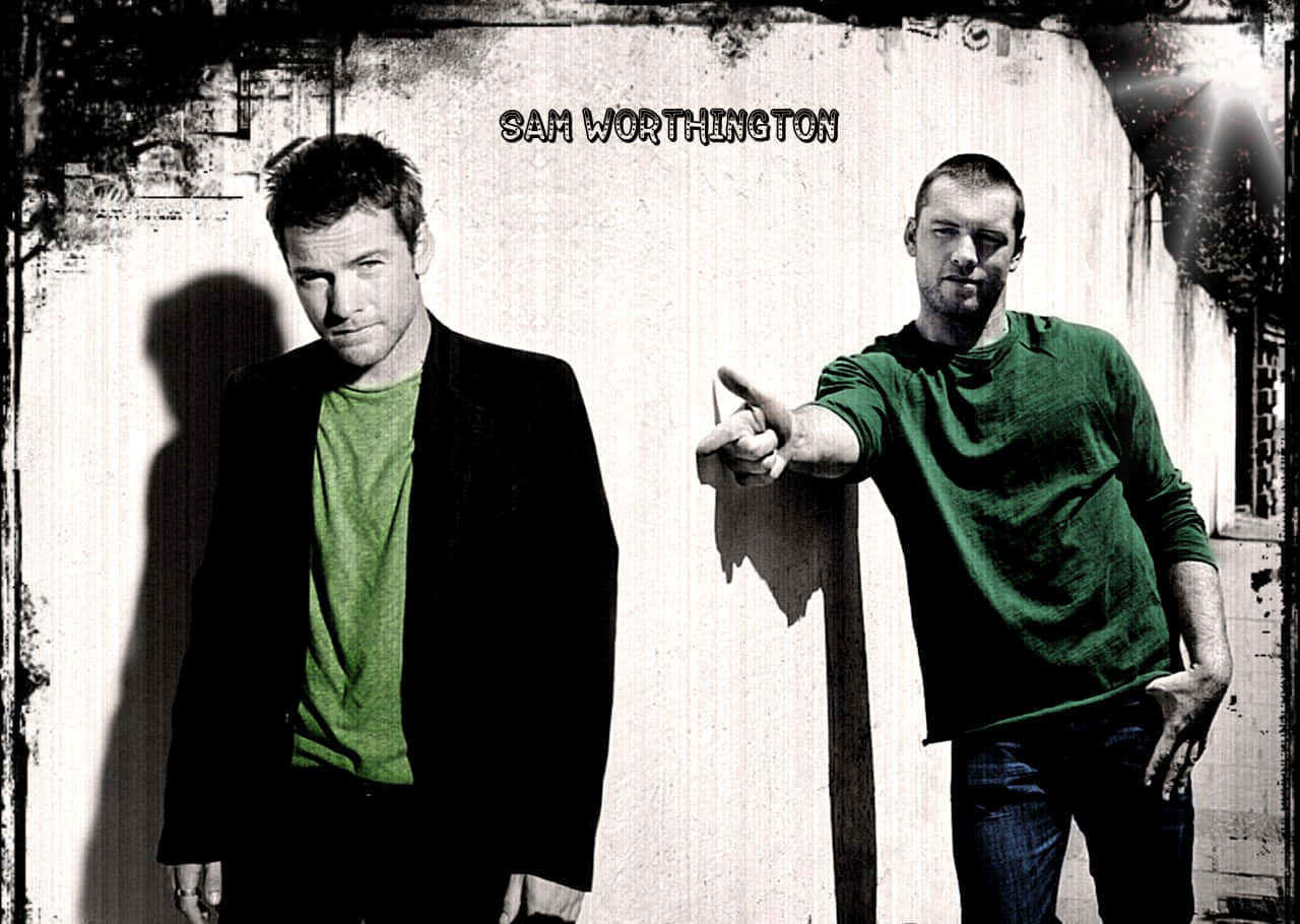 Sam Worthington Color Pop Fan Art Wallpaper