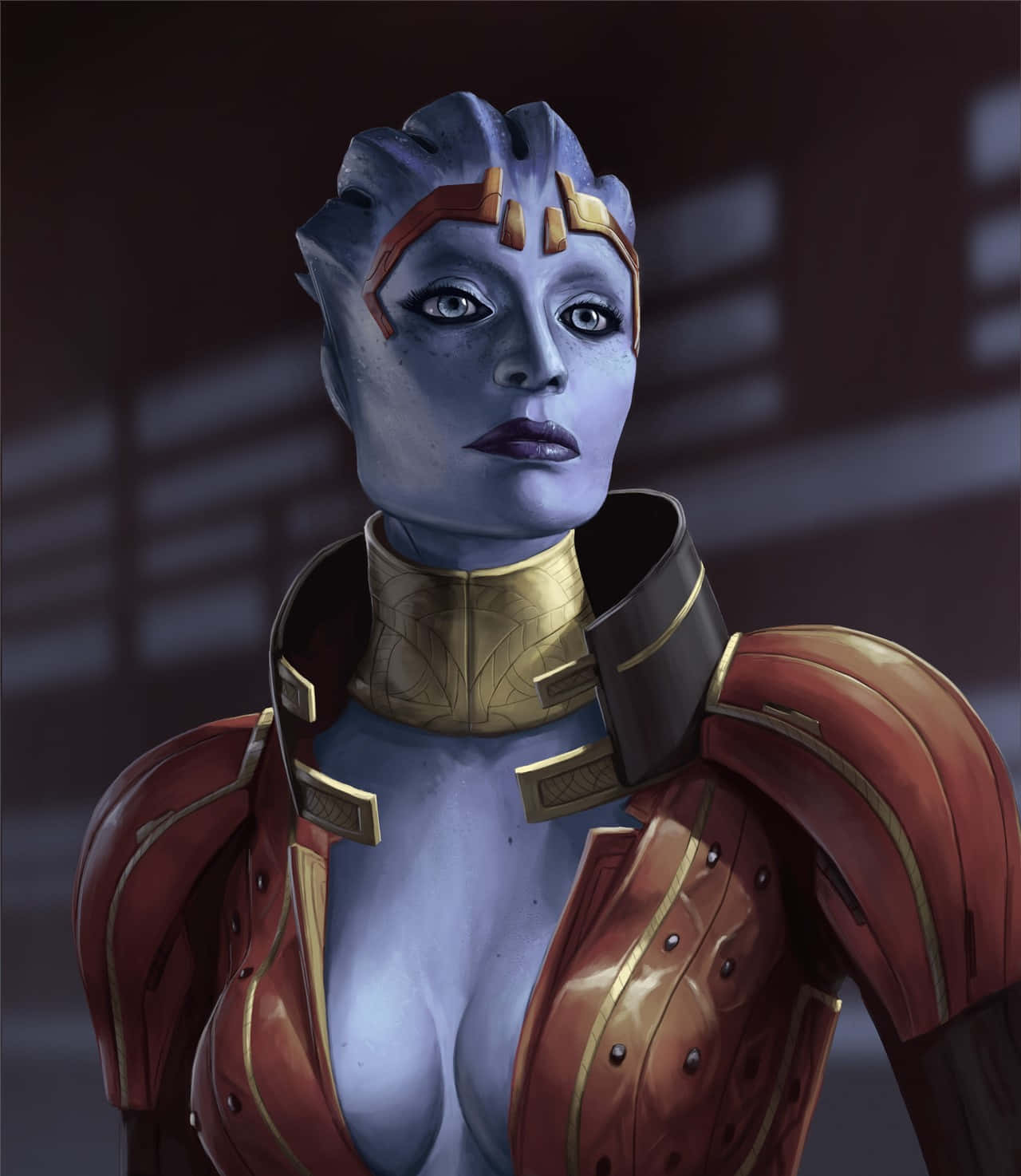 Samara - The Asari Justicar From Mass Effect Wallpaper