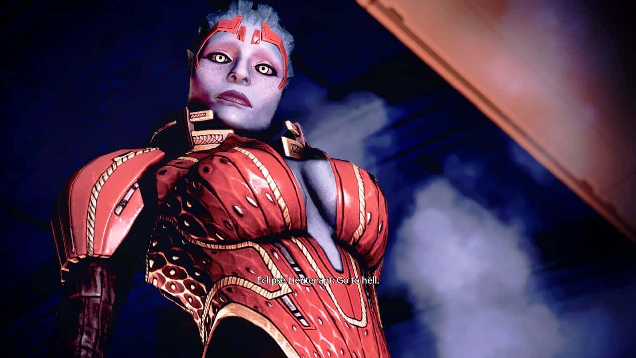 Samara, The Powerful Asari Justicar In Mass Effect Wallpaper