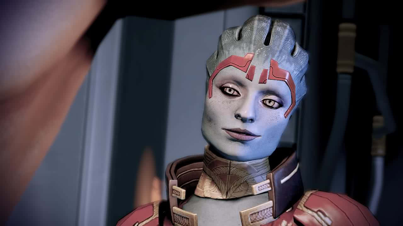 Samara, The Powerful Asari Justicar In Mass Effect Wallpaper