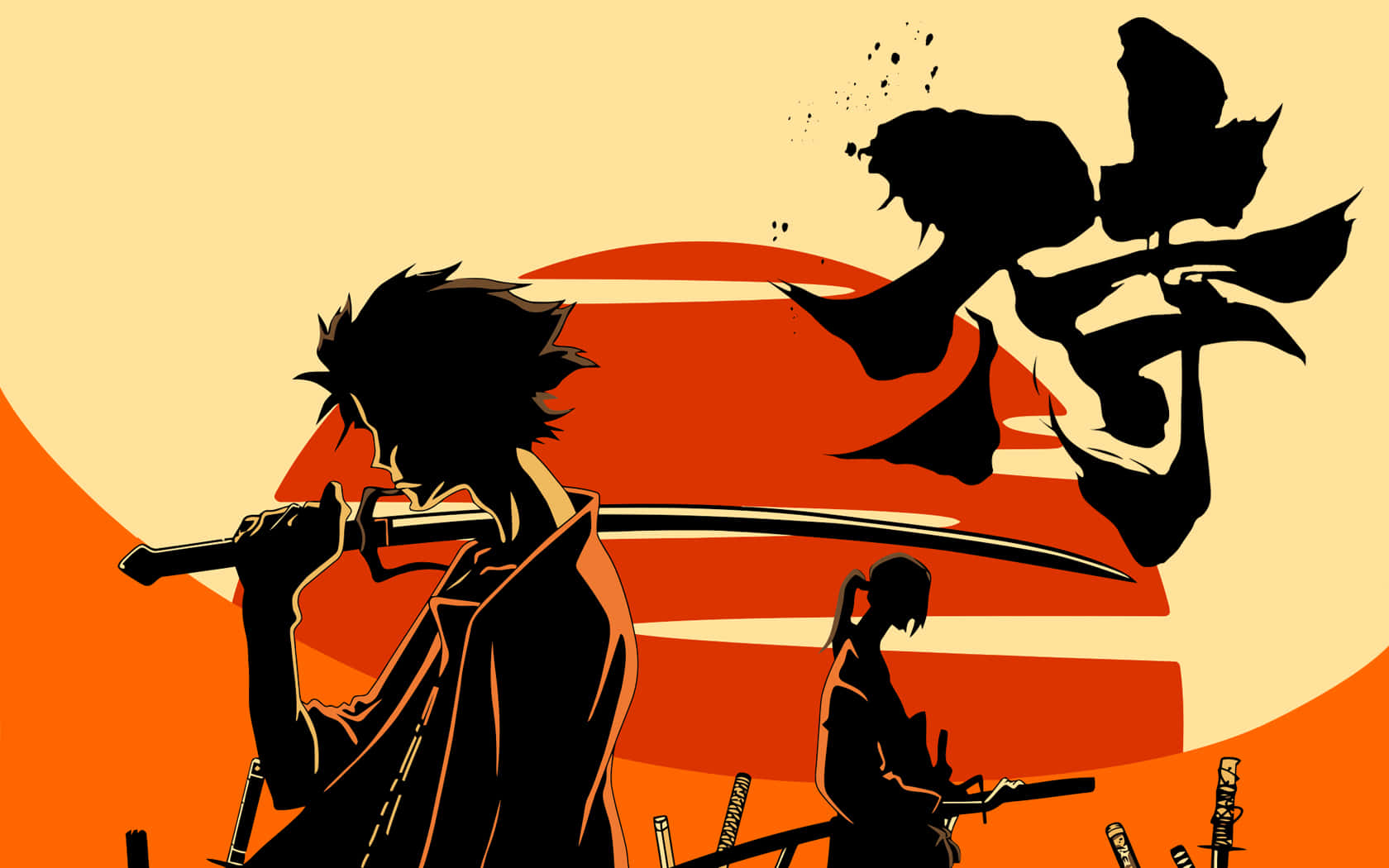 Samurai Champloo Silhouettes Wallpaper