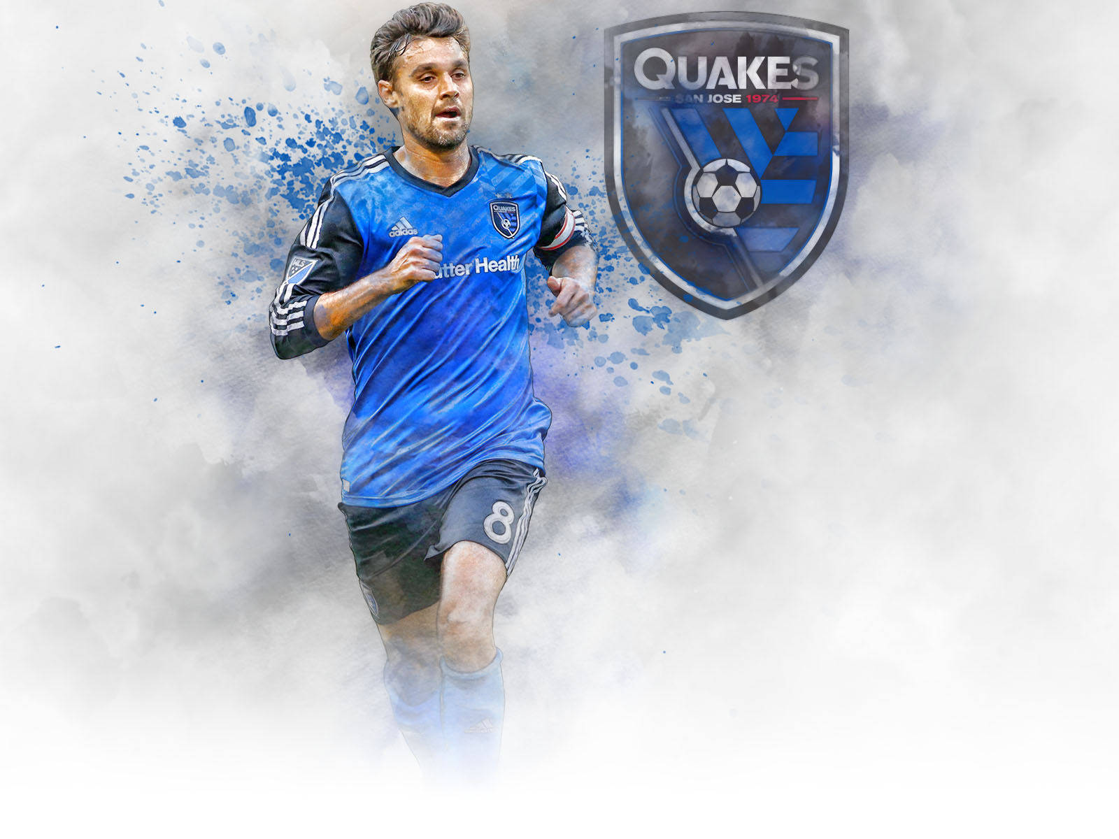 San Jose Earthquakes Digital Artwork Wallpaper