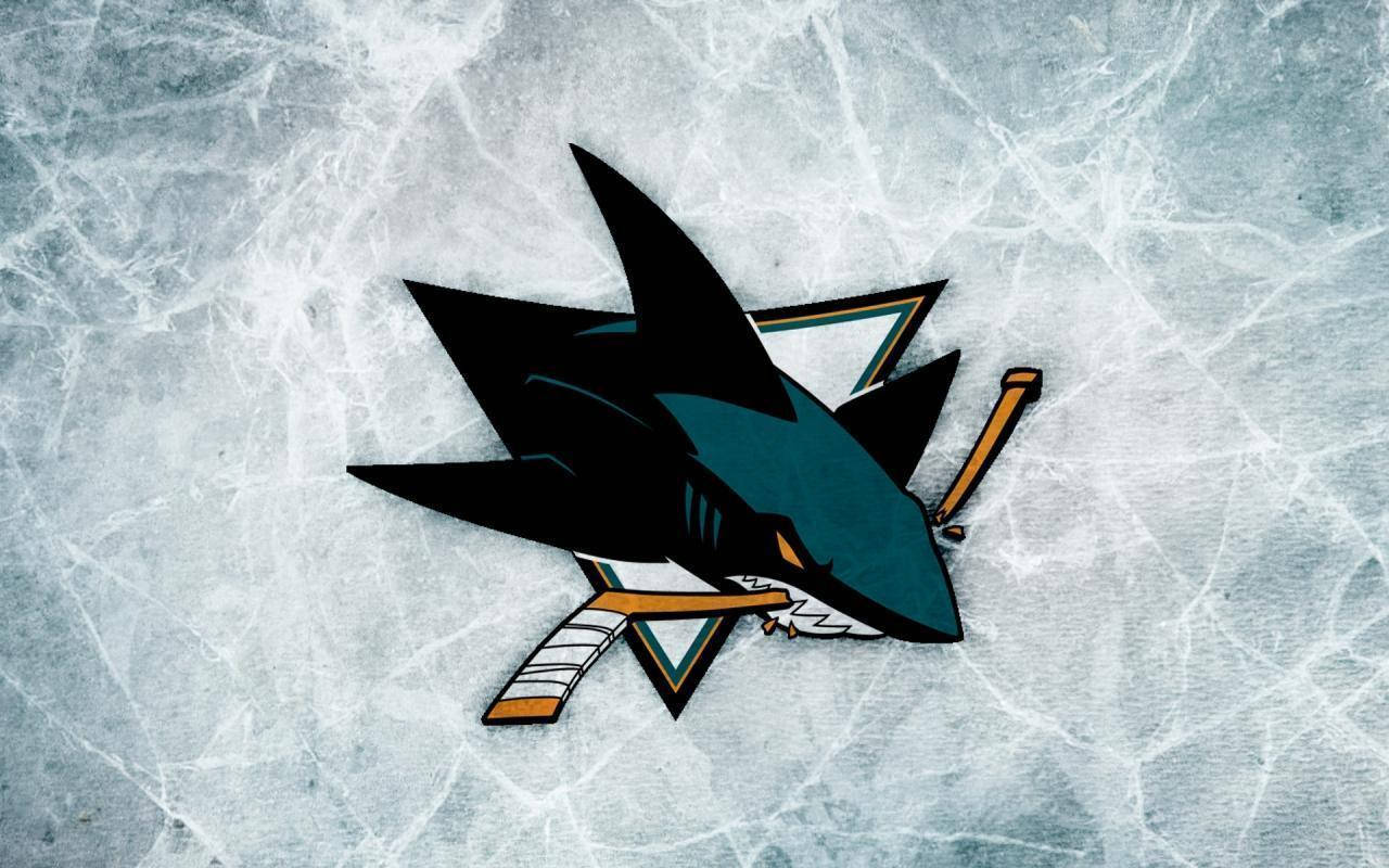 San Jose Sharks Icy Background Wallpaper