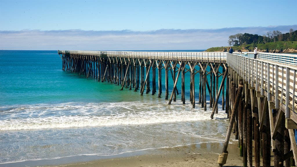 San Simeon Side Of Dock Wallpaper