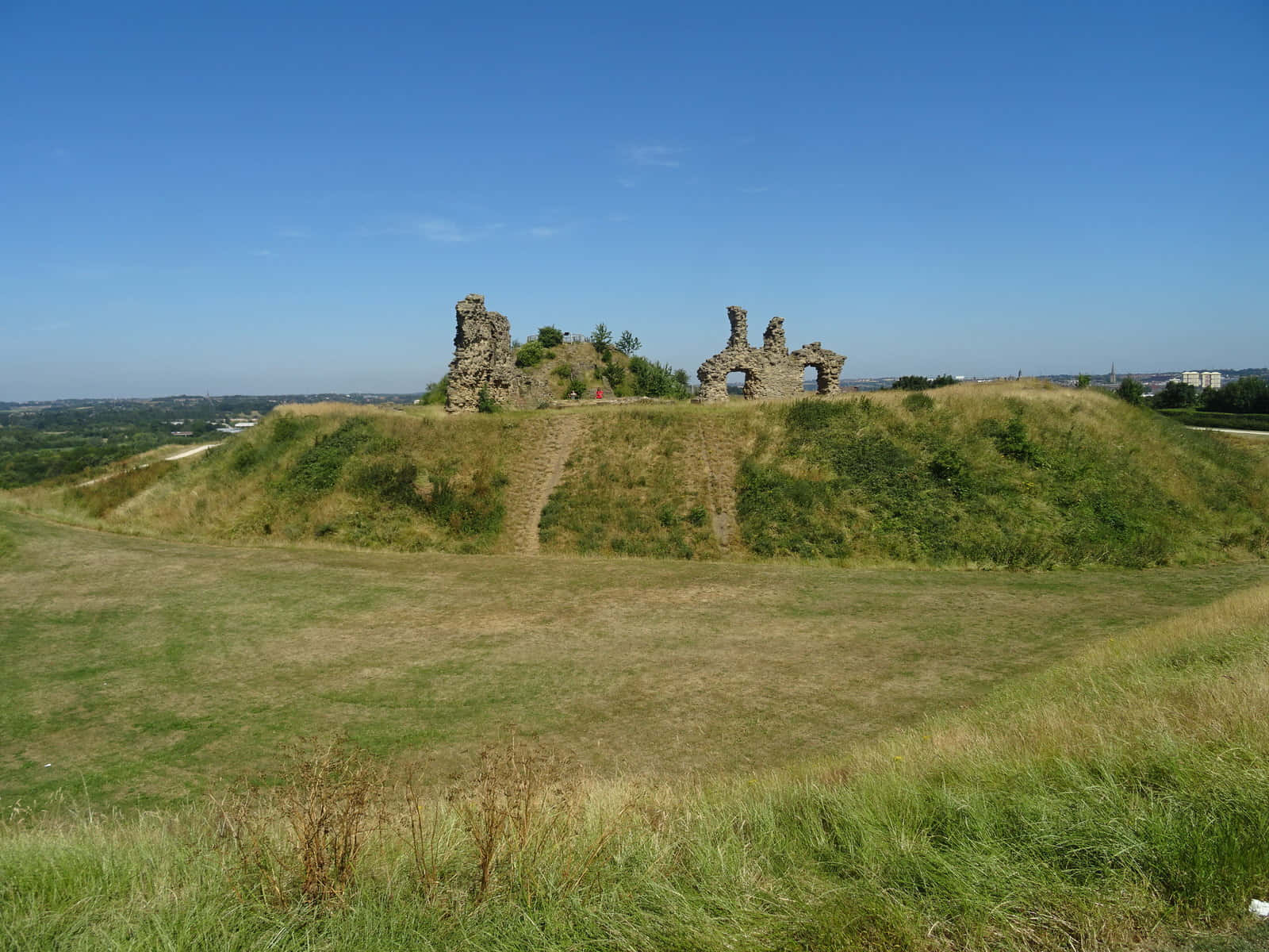 Sandall Castle Ruins Wakefield Wallpaper