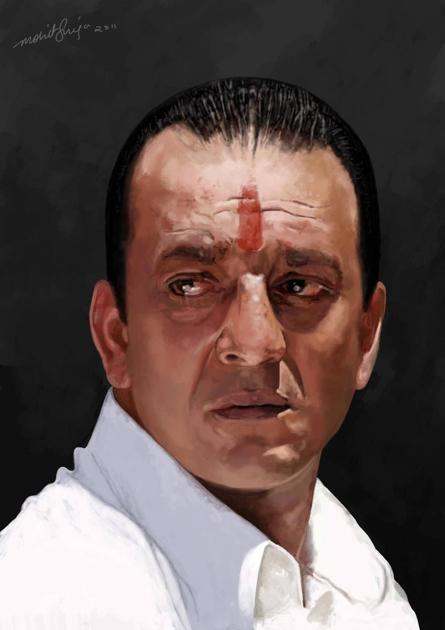 Sanjay Dutt Fan Art Wallpaper