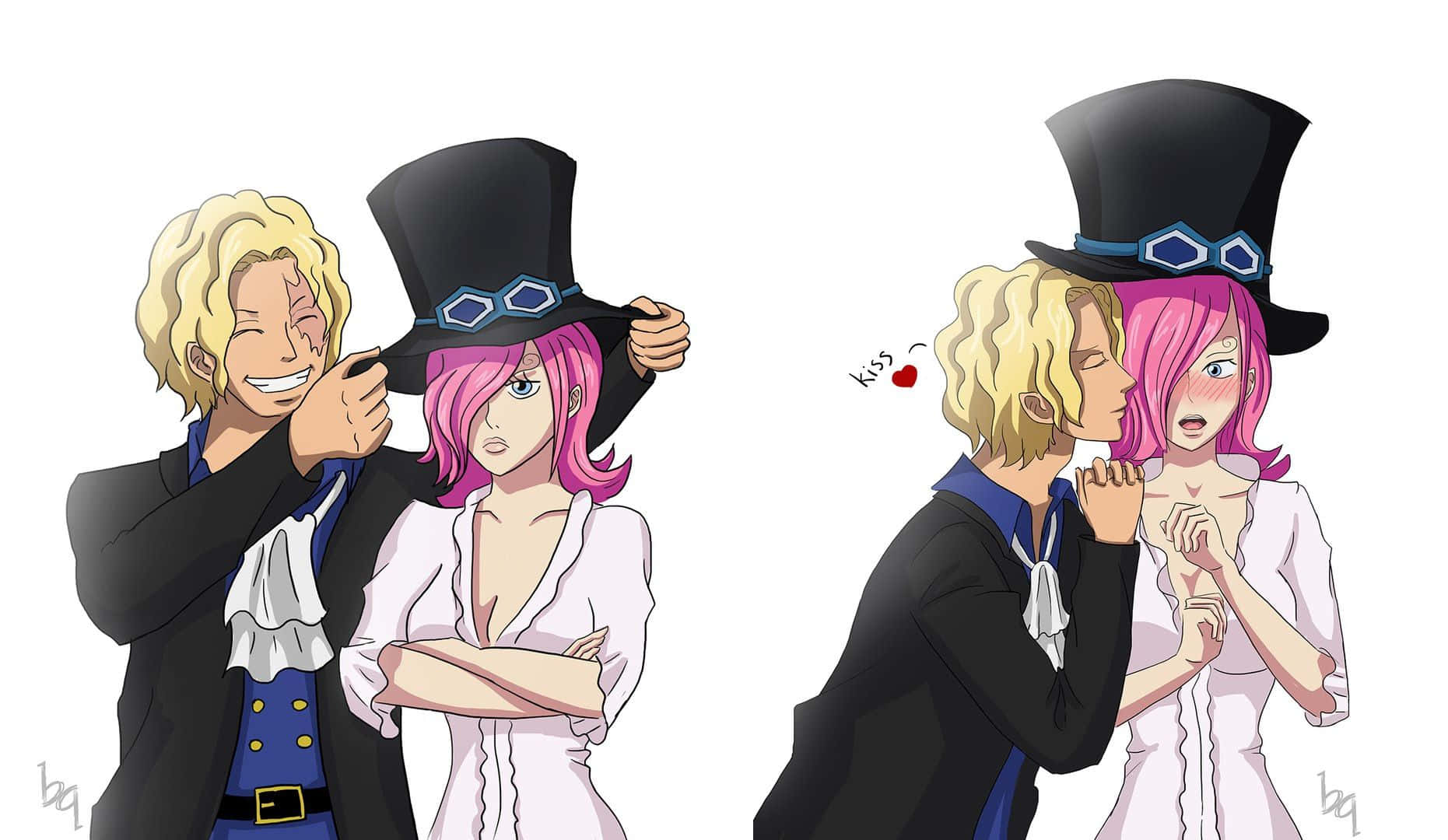 Sanji, Reiju, Ichiji, Niji, And Yonji Of The Vinsmoke Family Wallpaper