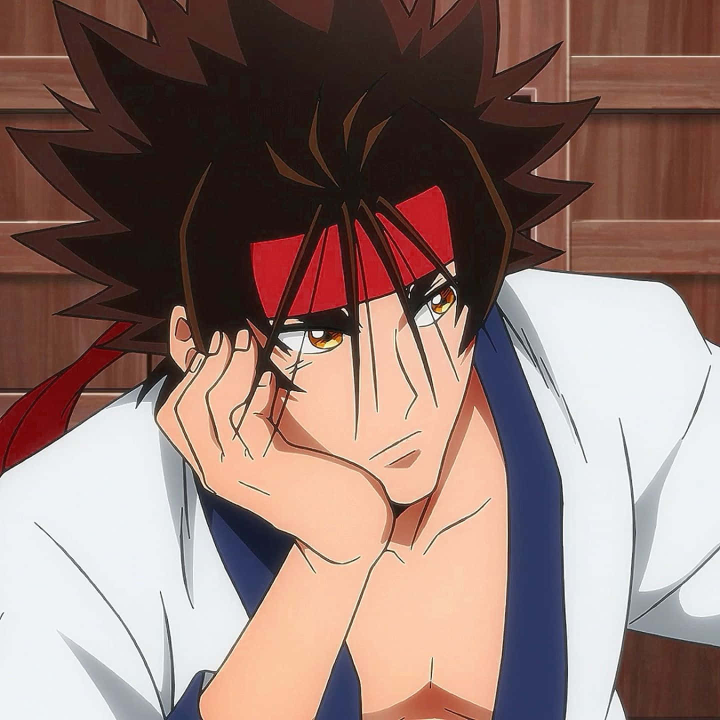 Sanosuke Sagara Anime Portrait Wallpaper