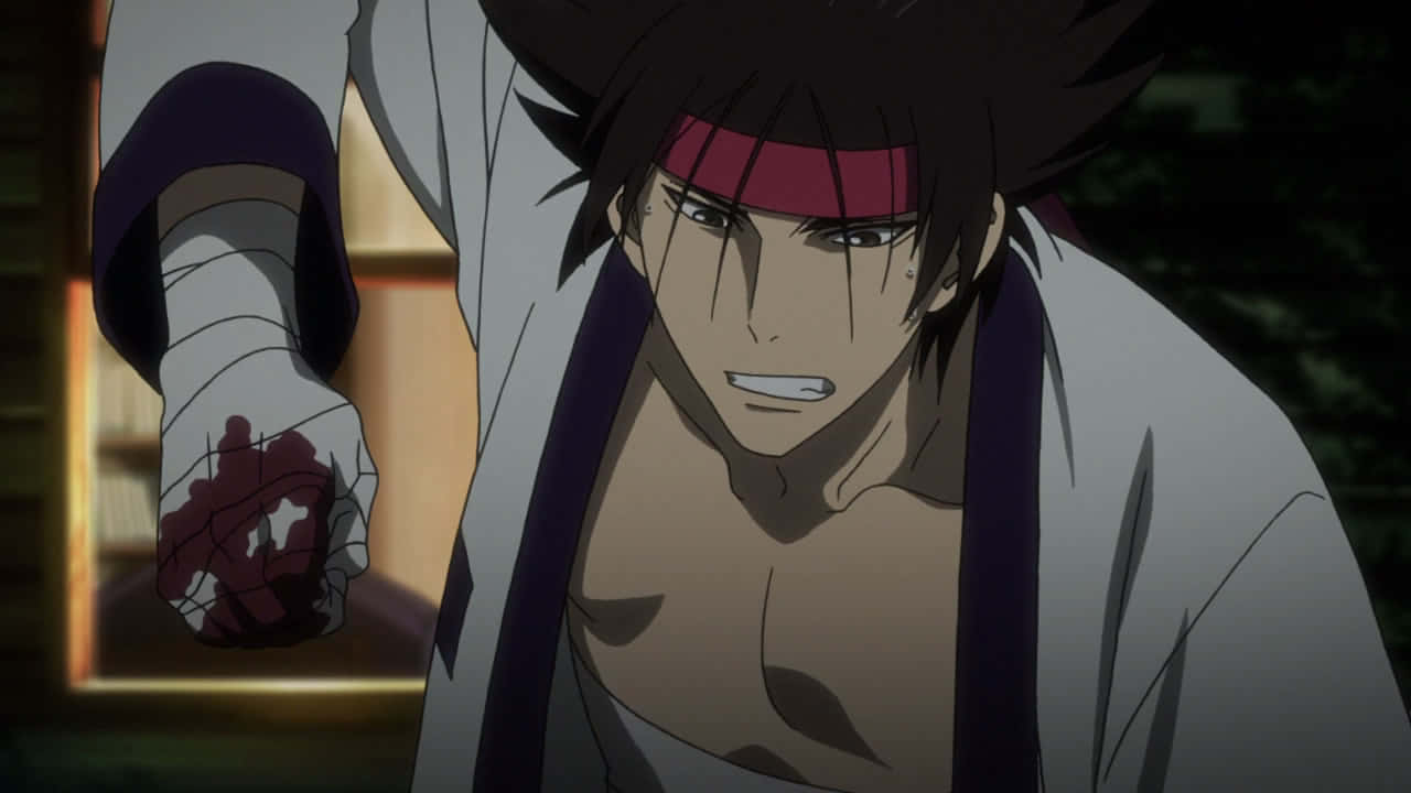 Sanosuke Sagara Readyfor Battle Wallpaper