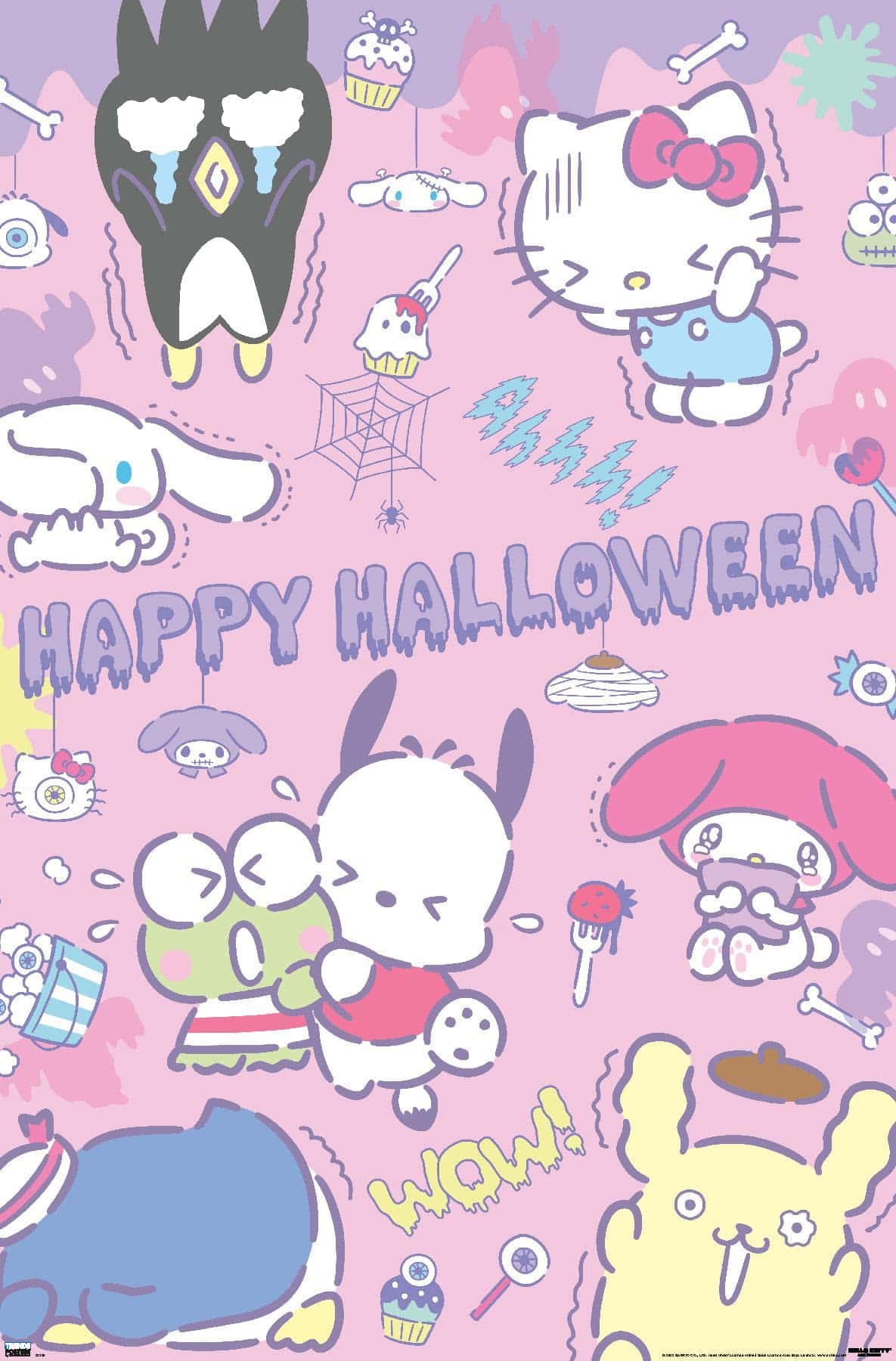 Sanrio Halloween Celebration Wallpaper