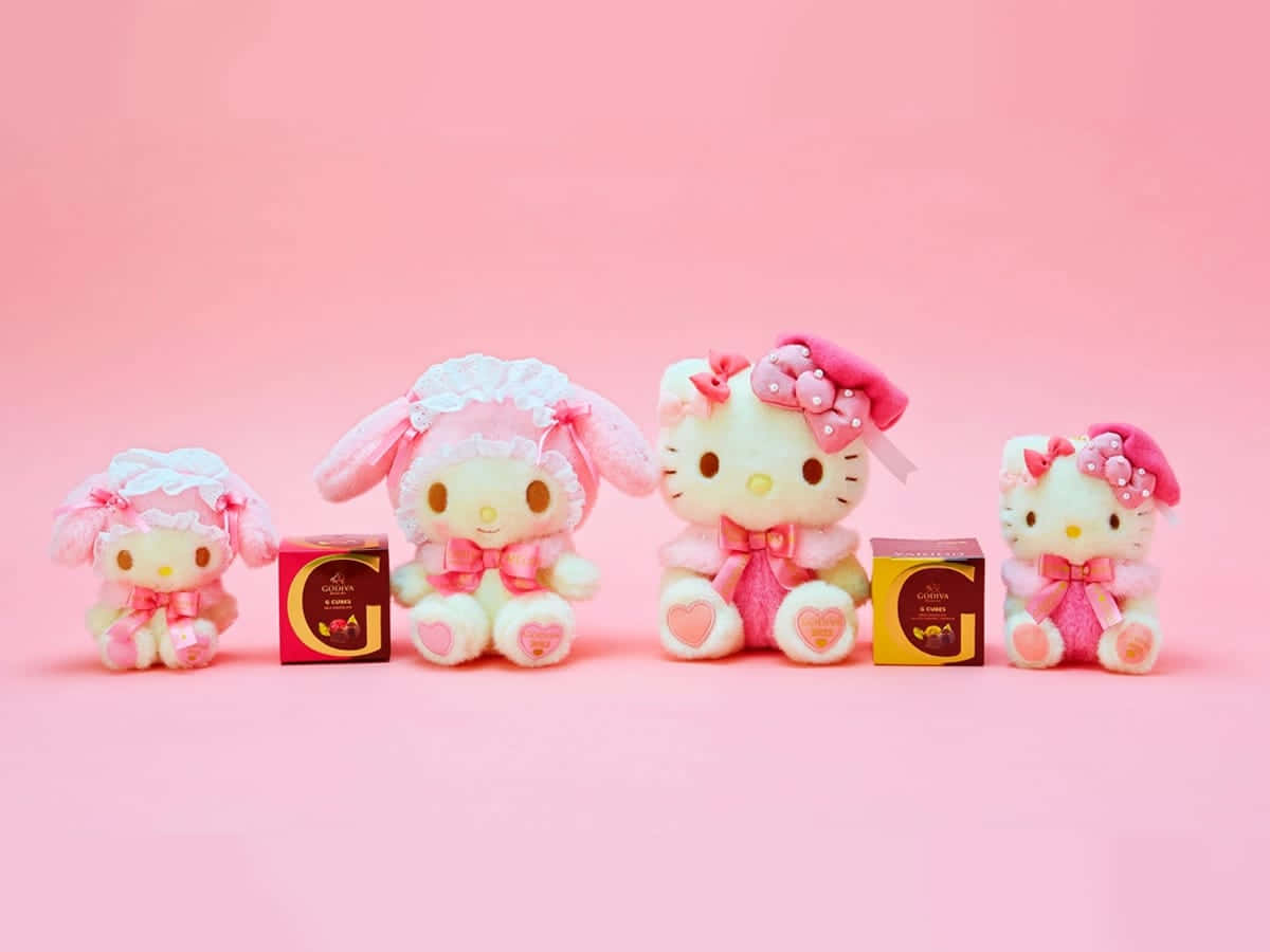 Sanrio Valentines Plush Collection Wallpaper