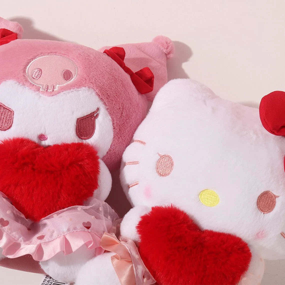 Sanrio Valentines Plush Toys Wallpaper