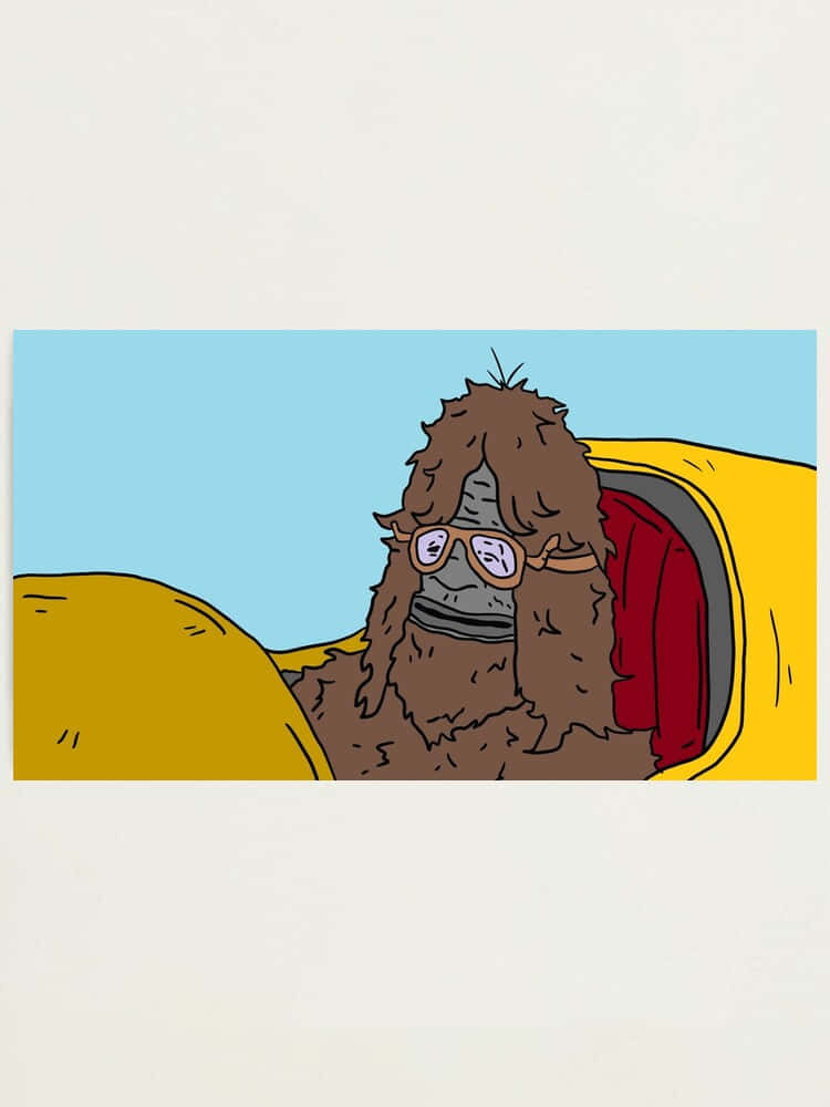 Sassy The Sasquatch Cartoon Wallpaper