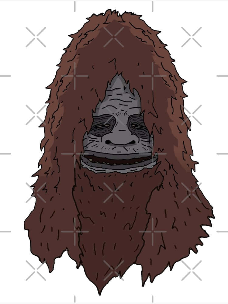 Sassy The Sasquatch Cartoon Wallpaper