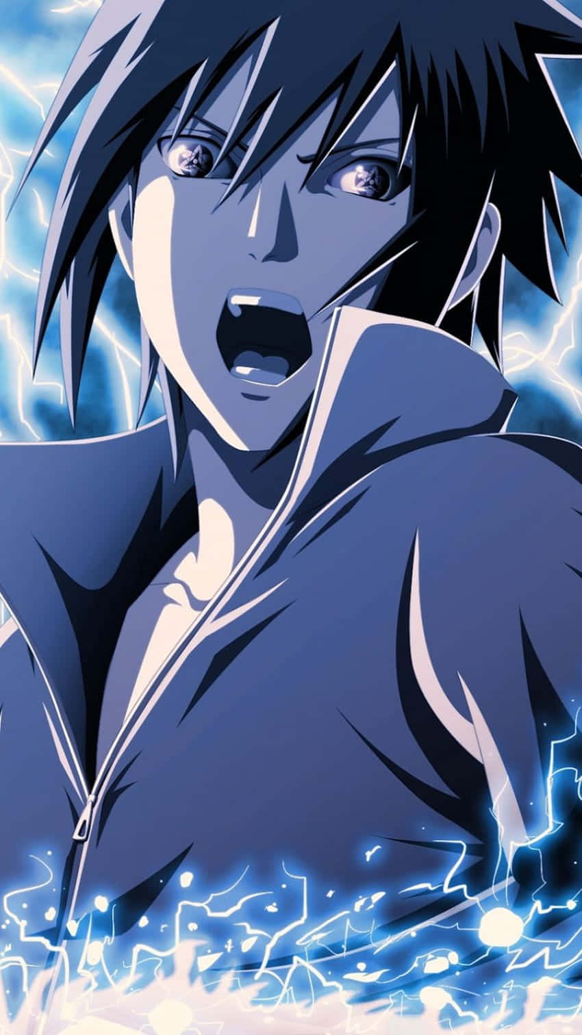 Sasuke Chidori Electric Surge Wallpaper