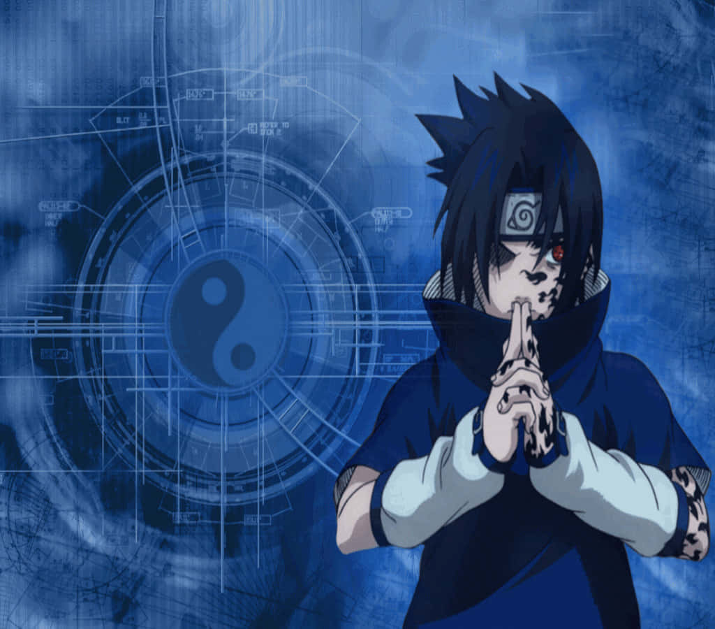 Sasuke Curse On Yin And Yang Wallpaper