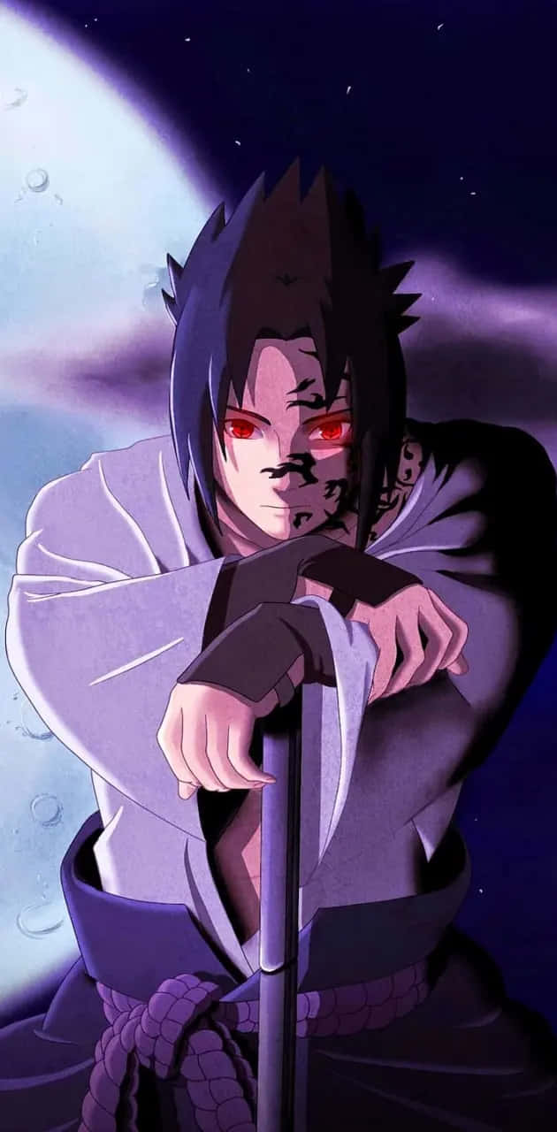 Sasuke Uchiha Night Sky Mobile Wallpaper Wallpaper