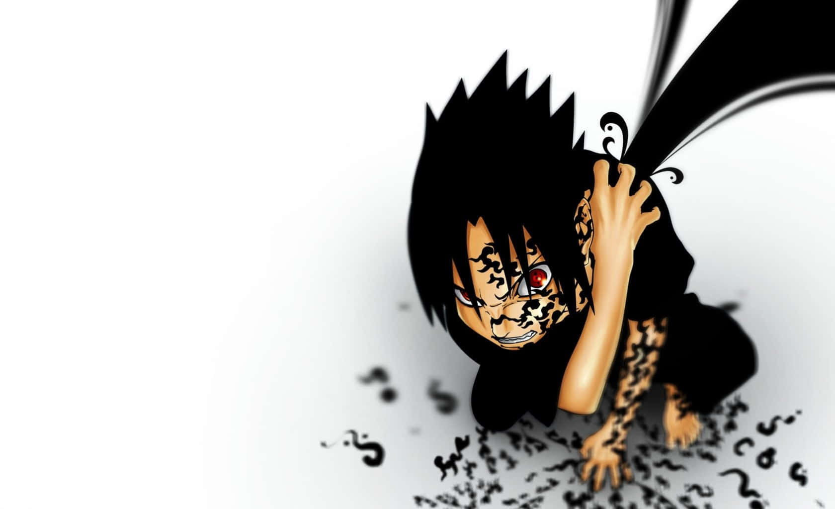 Sasuke Uchiha Overcome The Curse Wallpaper