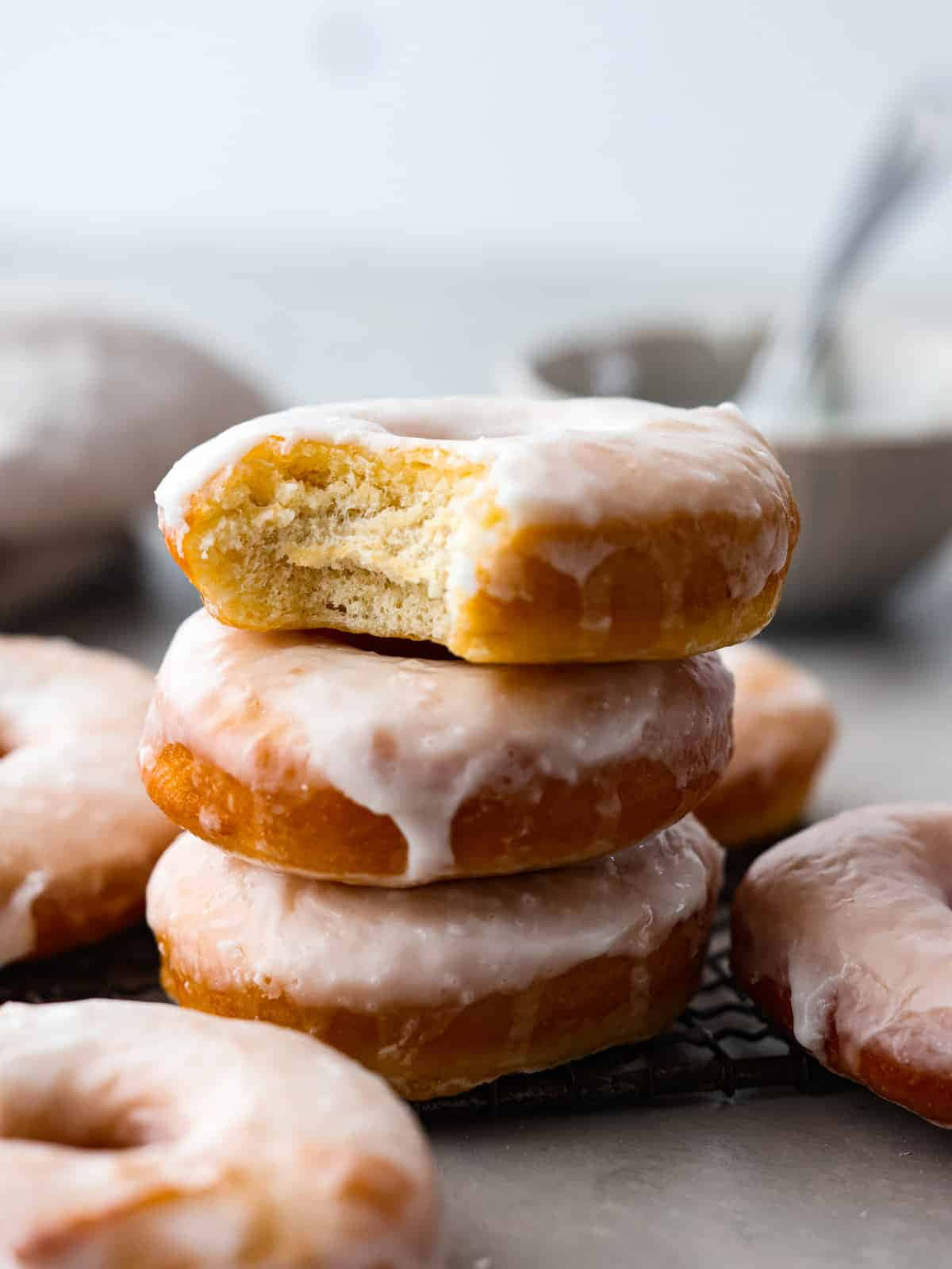 Satisfy Your Cravings With A Freshly Glazed Donut. Wallpaper