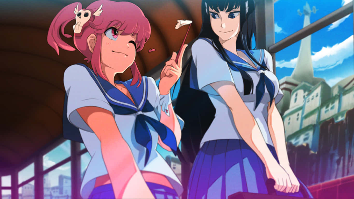 Satsuki Kiryuin, The Dreaded Student Council President. Wallpaper