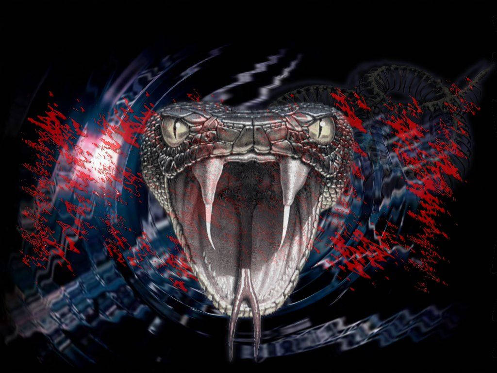 Savage Viper Snake Wallpaper