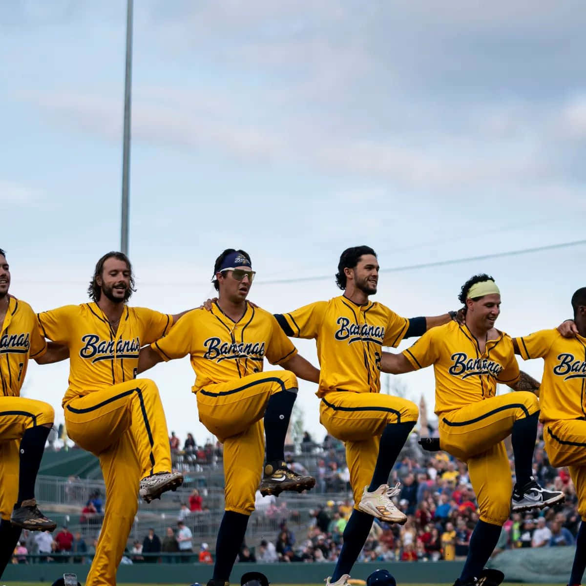 Savannah Bananas Team Dance Routine Wallpaper